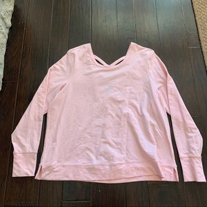 Pink Old Navy Top with Back Detail